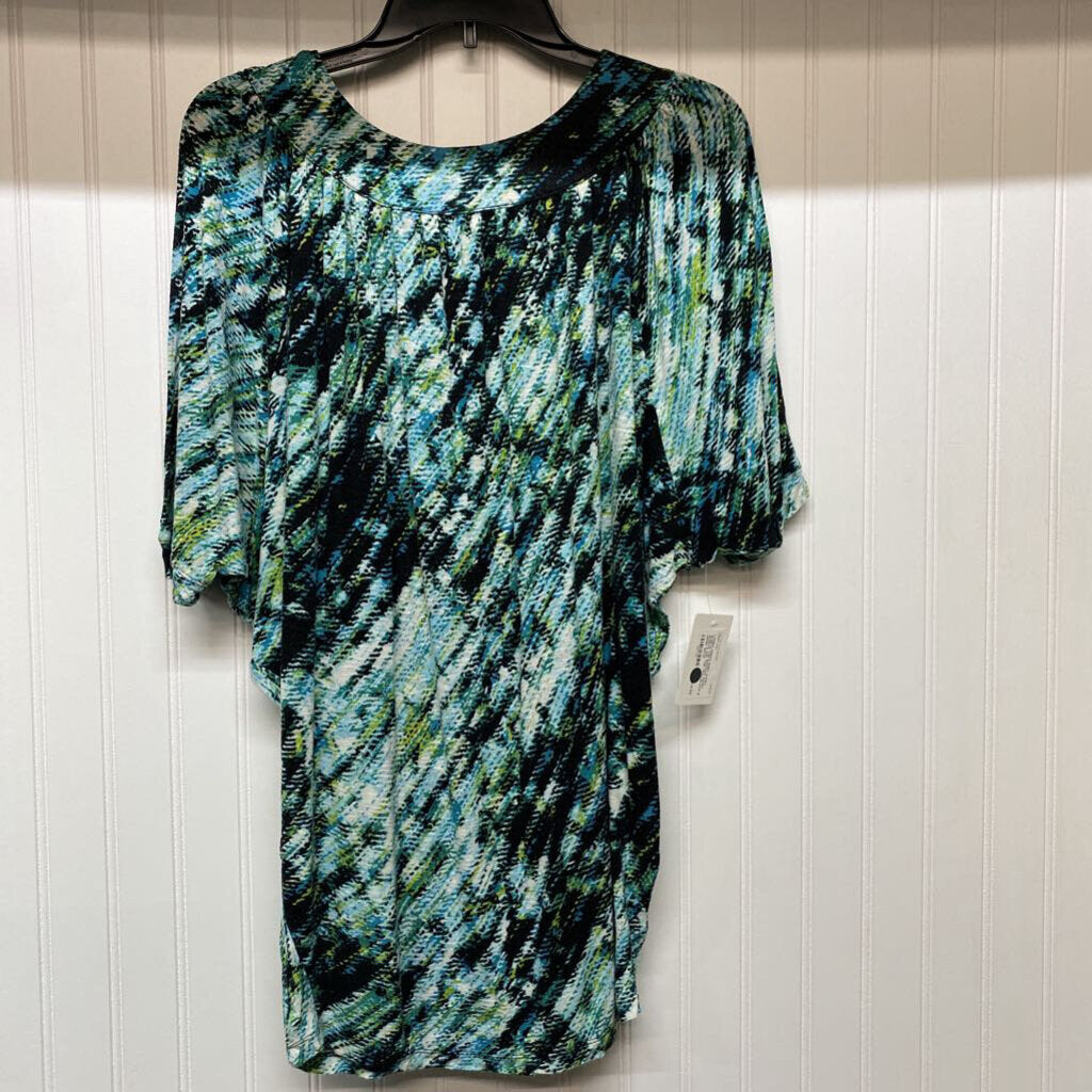 SHORT SLEEVE KNIT TOP