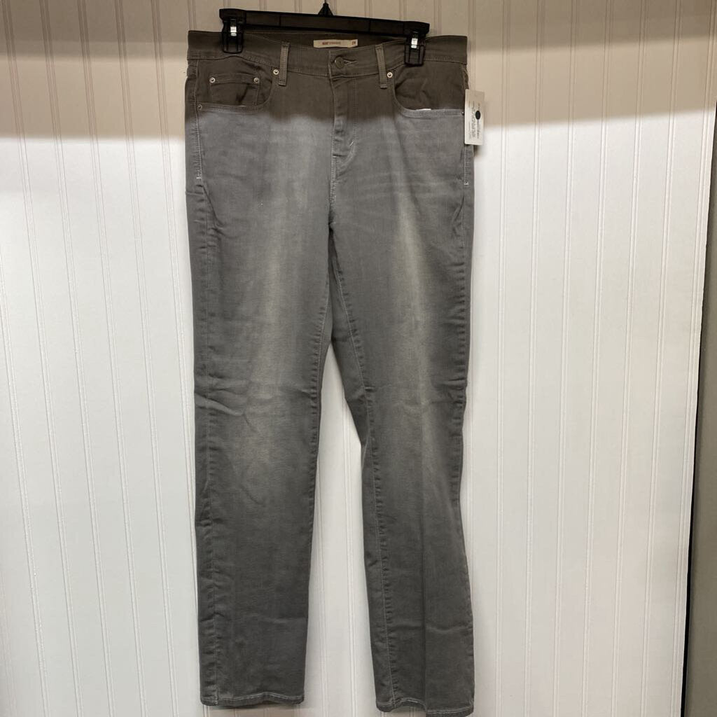 *BASIC 5POCKET GRAY STRAIGHT LEG