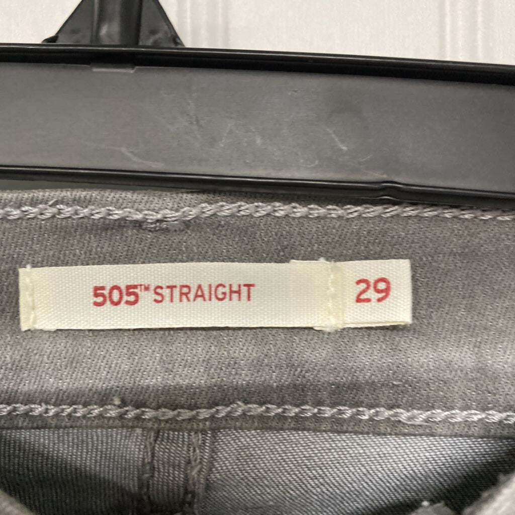 *BASIC 5POCKET GRAY STRAIGHT LEG