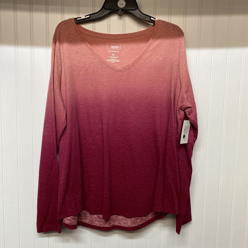 V NECK LONG SLEEVED