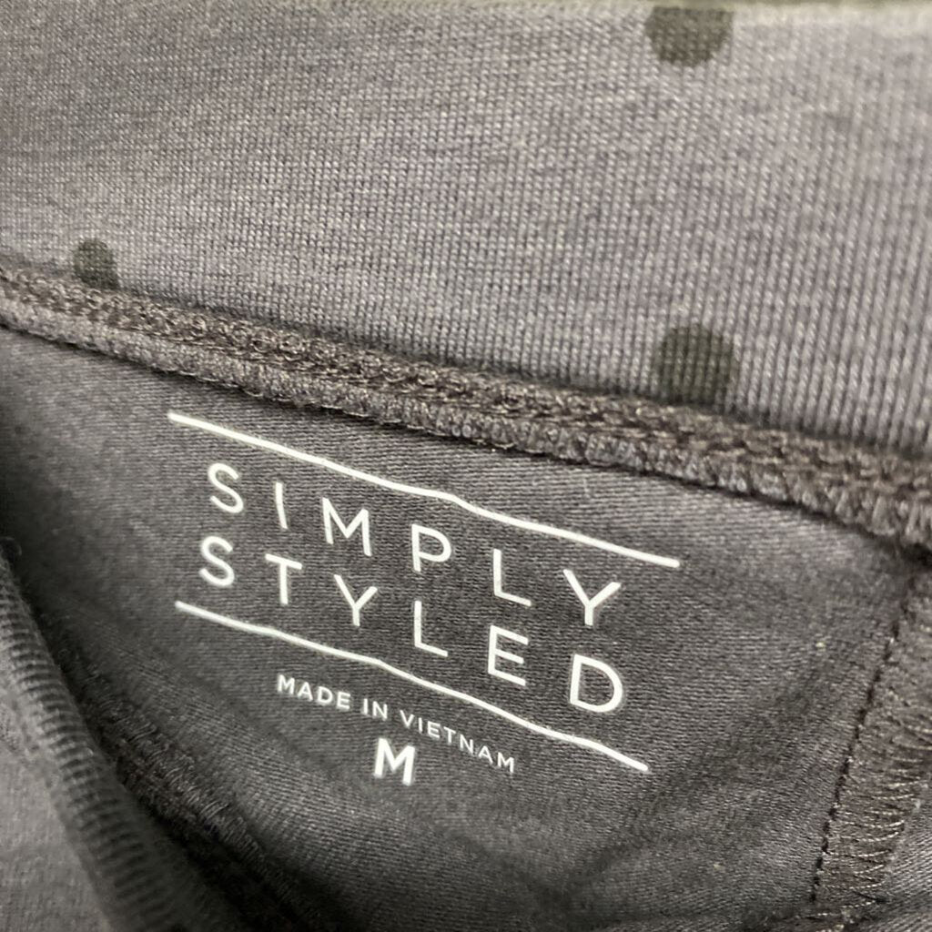 *BASIC GRAY POLKA DOTLEGGINGS