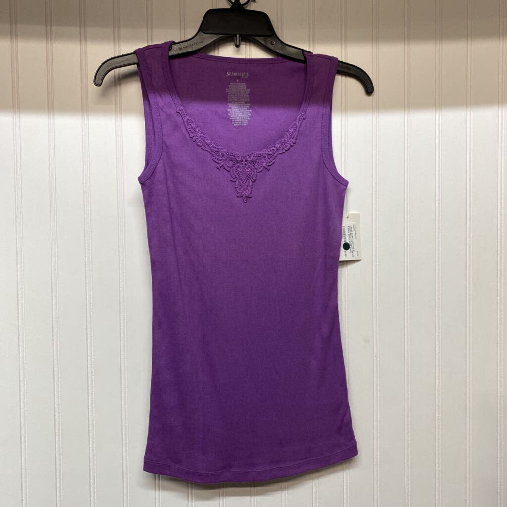 LACE TRIM TANK TOP