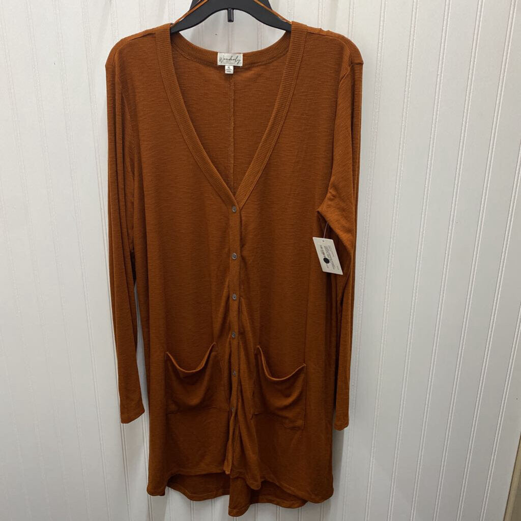 LONG BUTTON UP KNIT CARDIGAN