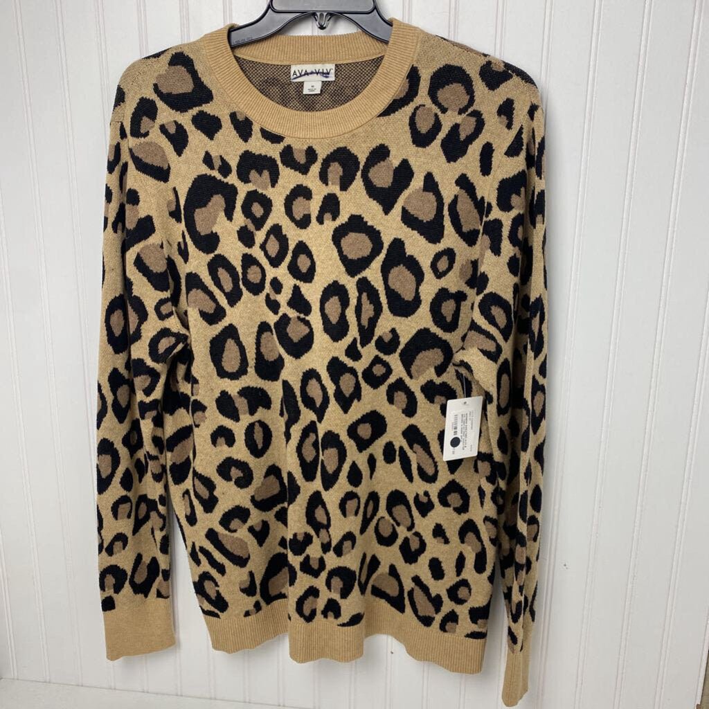CHEETAH PRINT SWEATER