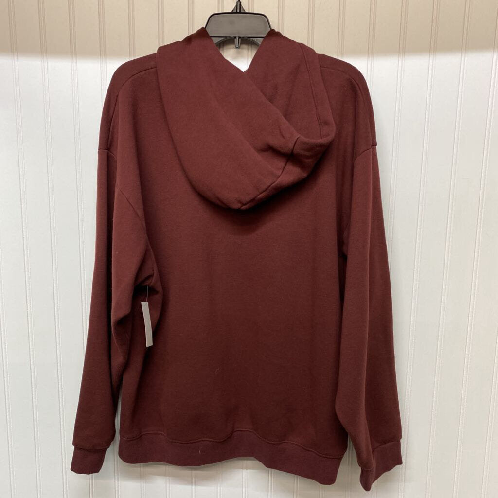 SOLID MAROON HOODIE