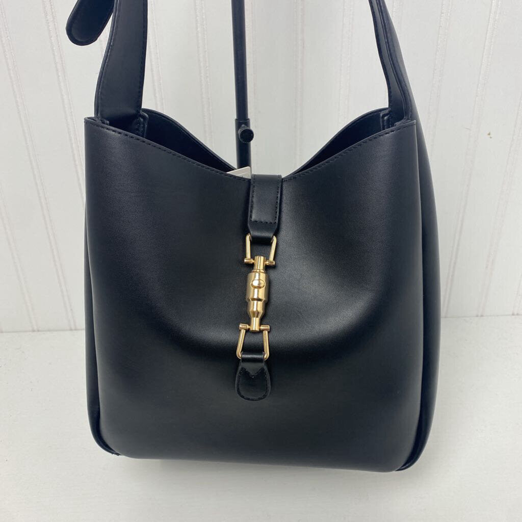 *SOFT VEGAN LEATHER ADJUSTABLE STRAP WITH GOLD CLASP