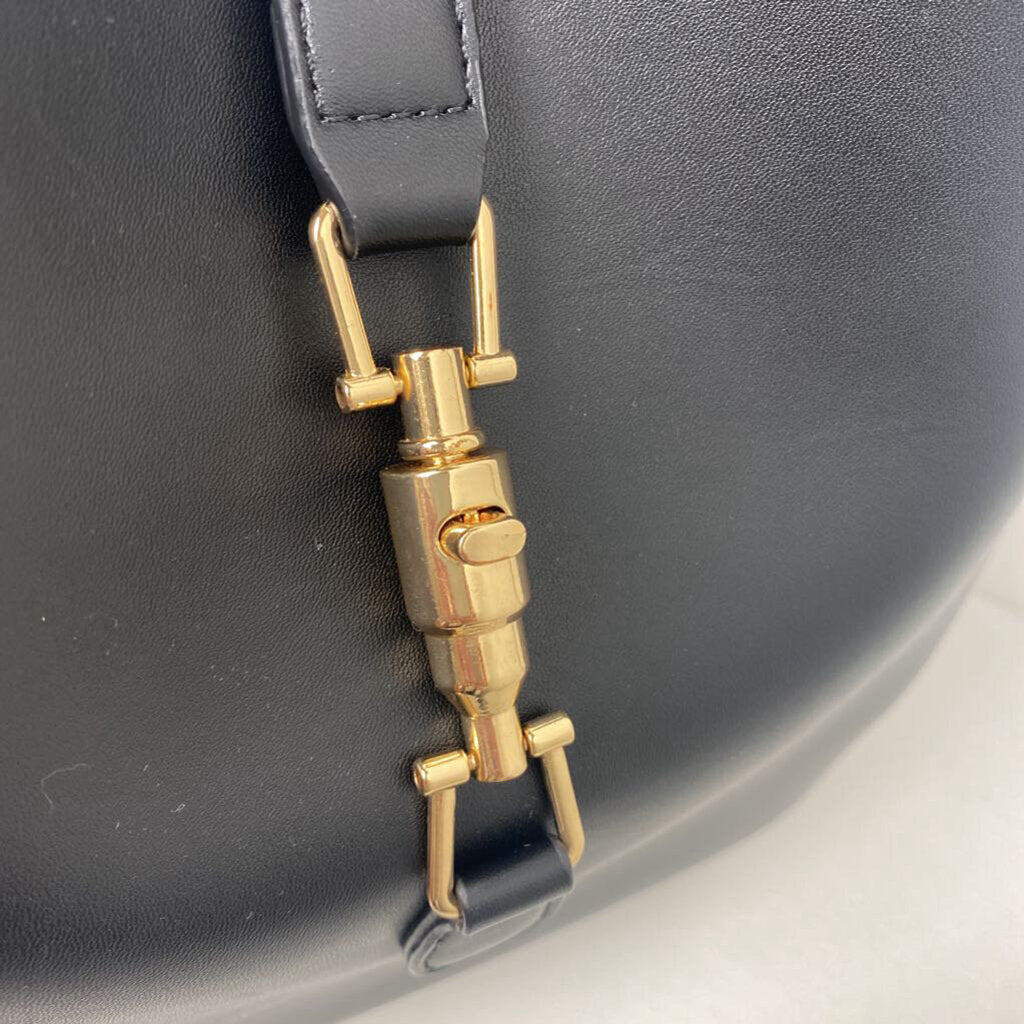 *SOFT VEGAN LEATHER ADJUSTABLE STRAP WITH GOLD CLASP