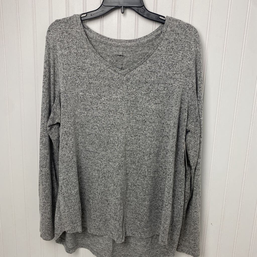 LONG SLEEVE KNIT TOP