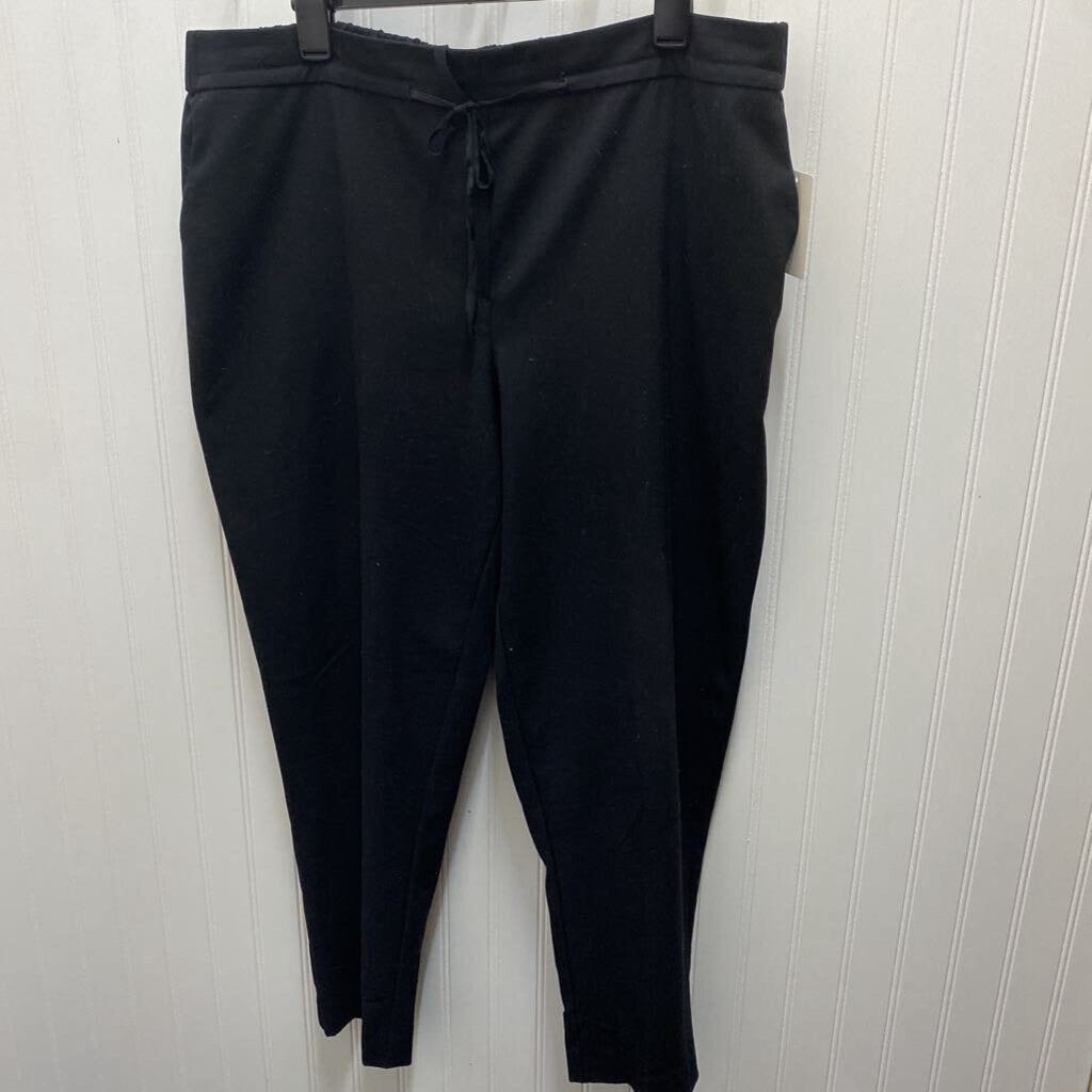 FLAT FRONT DRAWSTRING DRESS PANTS
