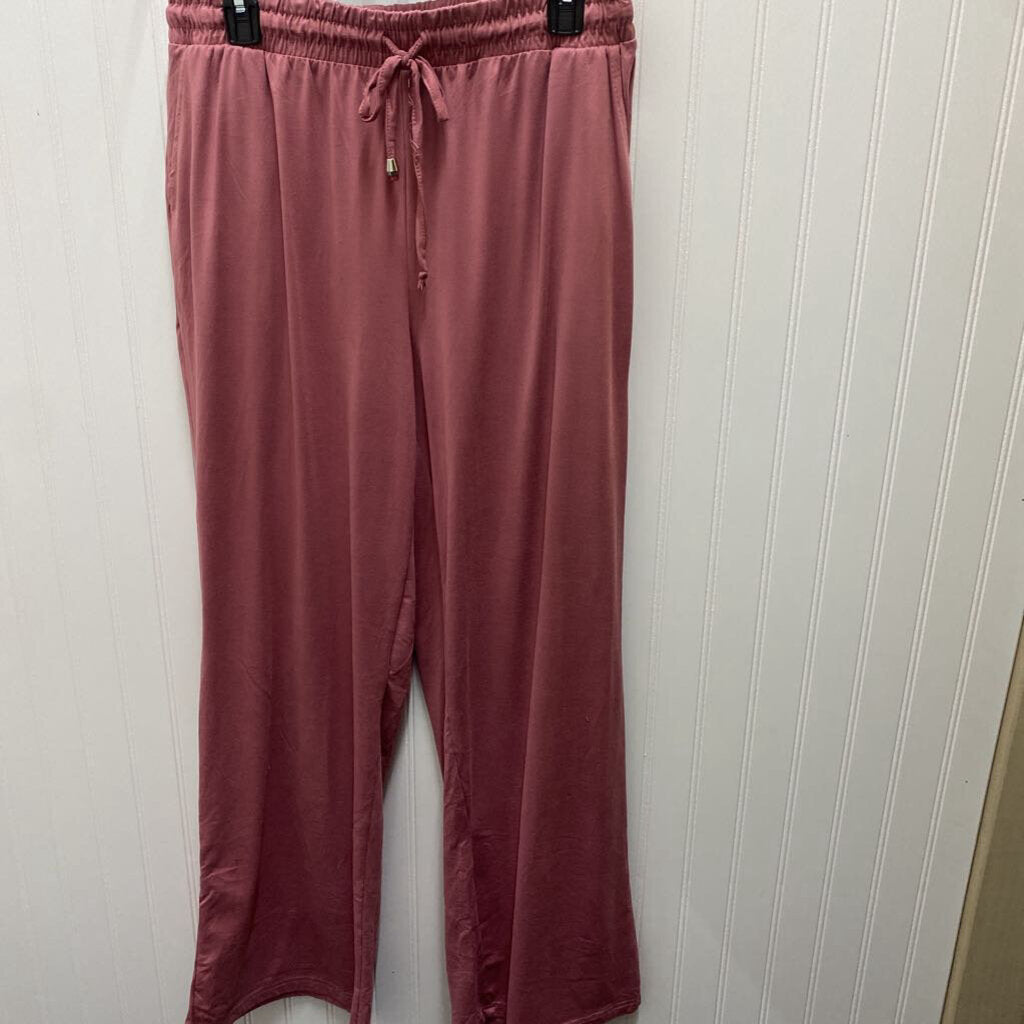 KNIT DRAWSTRING WAIST PANTS