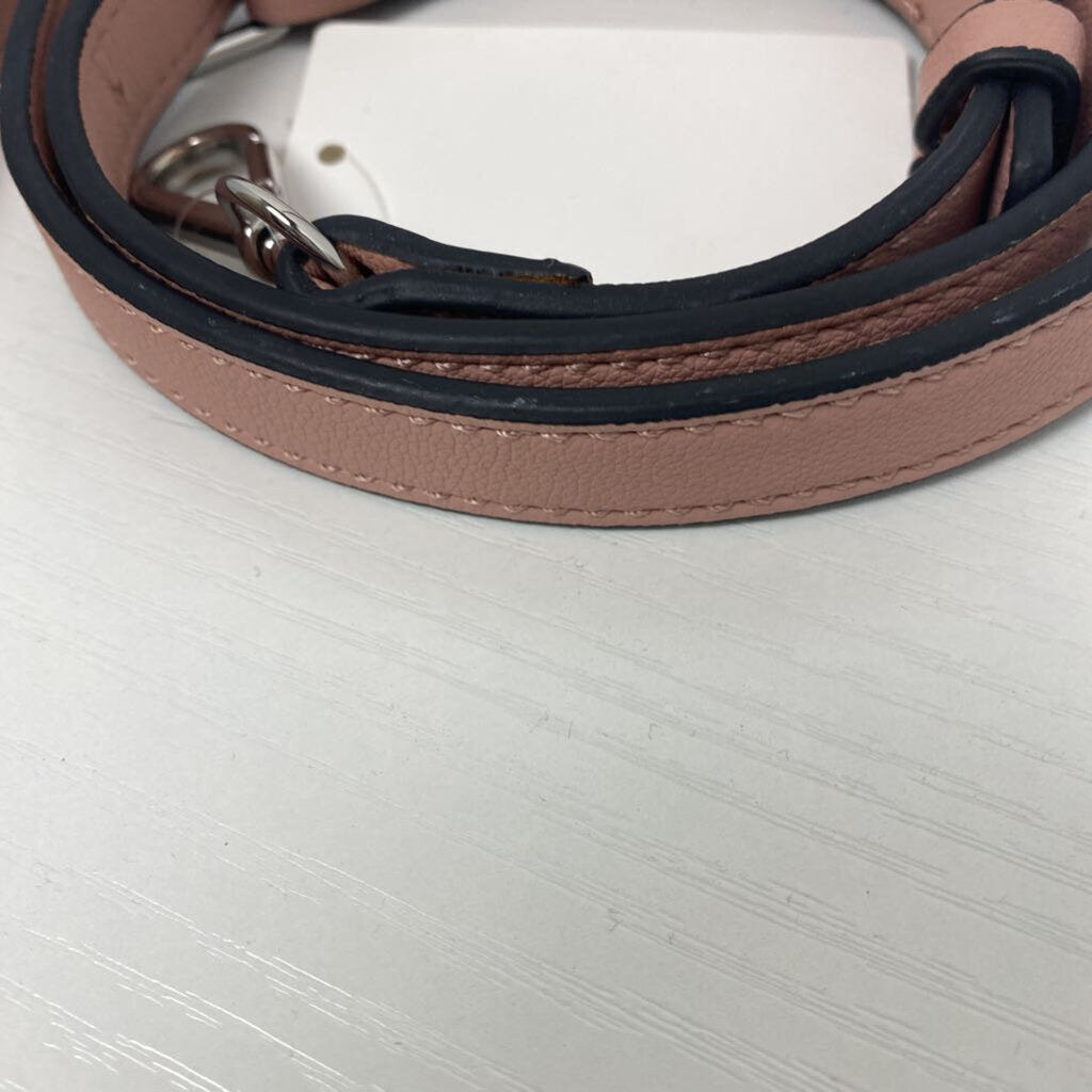 *PINK LEATHER HANDBAG STRAP