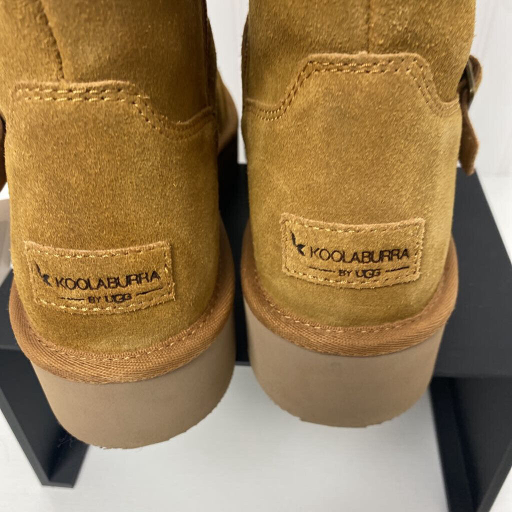FAUX FUR LINED SUEDE BOOTS