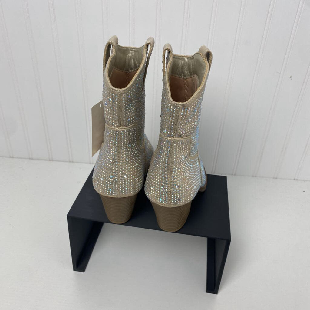RHINESTONE EMBELLISHED BOOTS