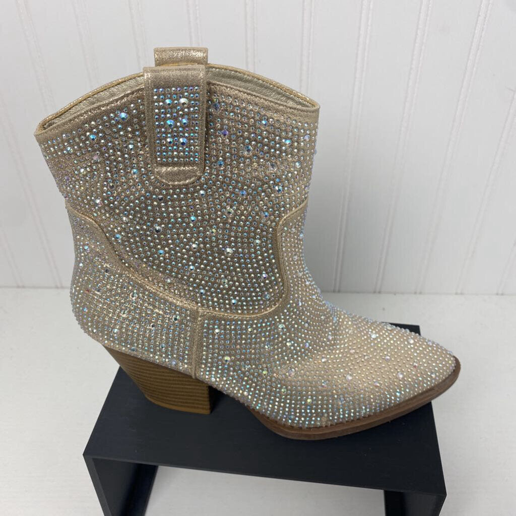 RHINESTONE EMBELLISHED BOOTS