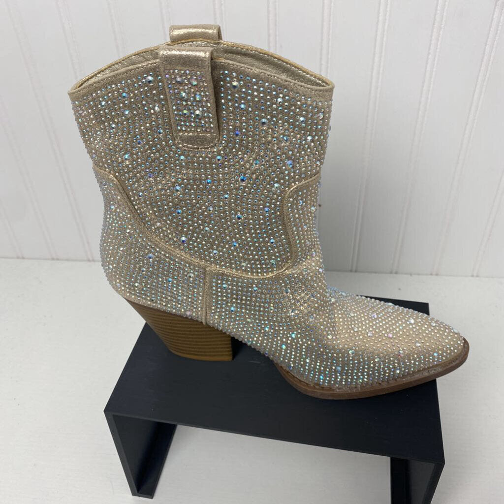 RHINESTONE EMBELLISHED BOOTS
