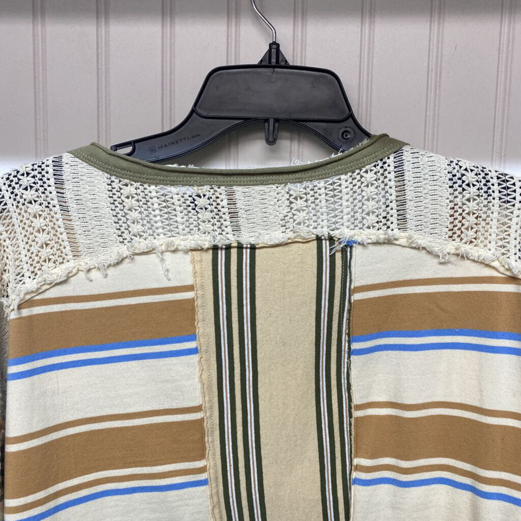 *L/S STRIPE WITH STAR AND LINE ACCENT AND SLEEVES CUFF