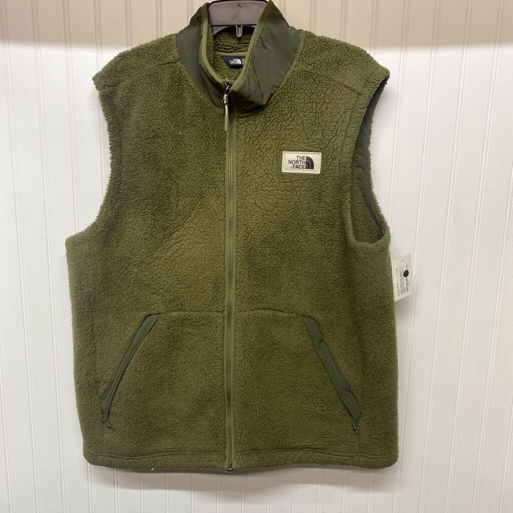 *FULL ZIP TEXTURED FLEECE VEST