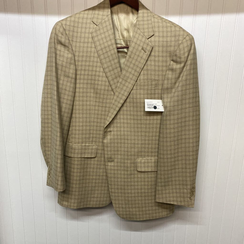 *SPORTCOAT/BLAZER TAN PLAID