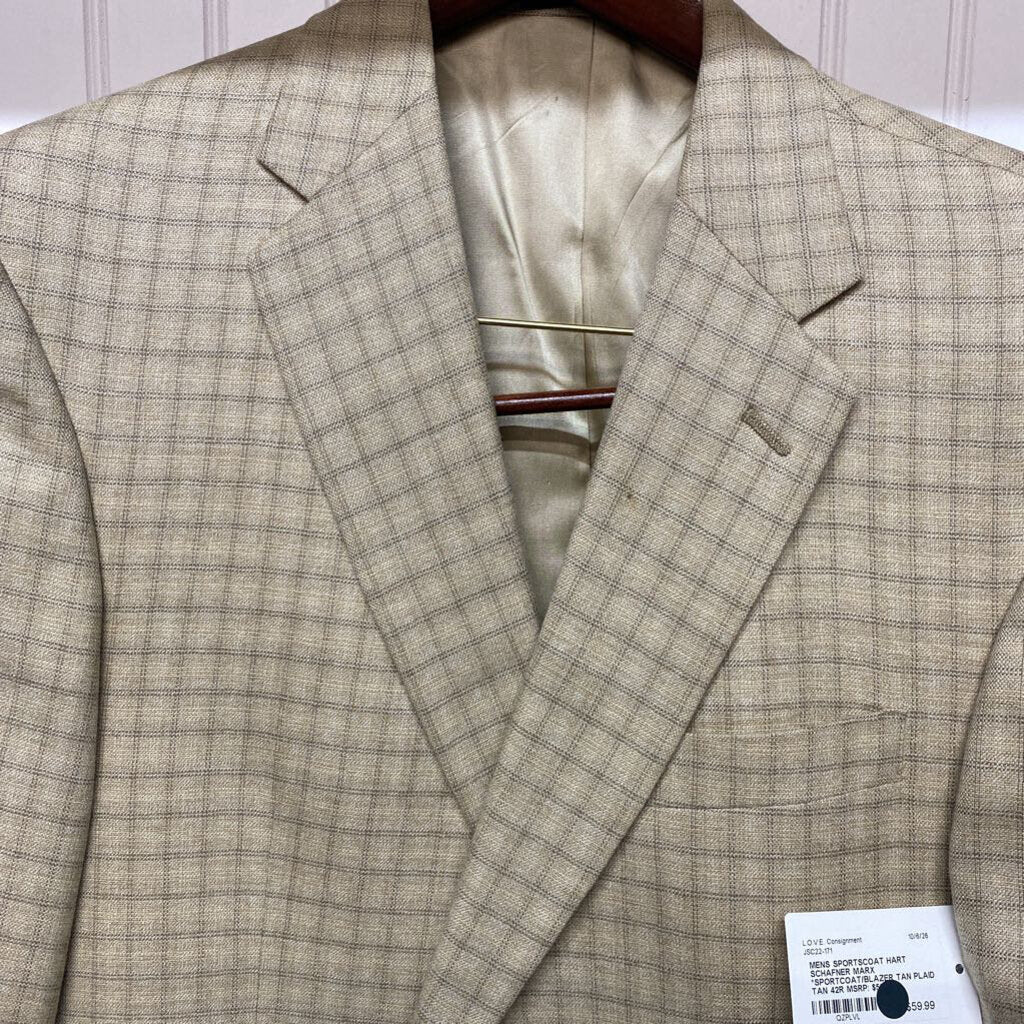 *SPORTCOAT/BLAZER TAN PLAID
