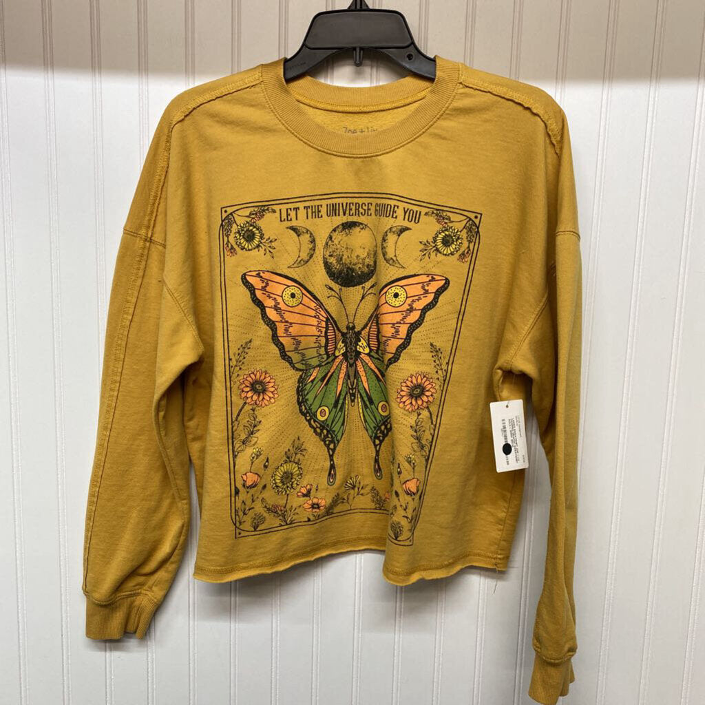 CROPPED GRAPHIC SWEATSHIRT