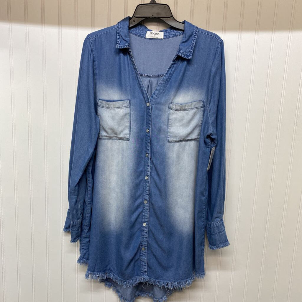 LONG SLEEVE DENIM SHIRT