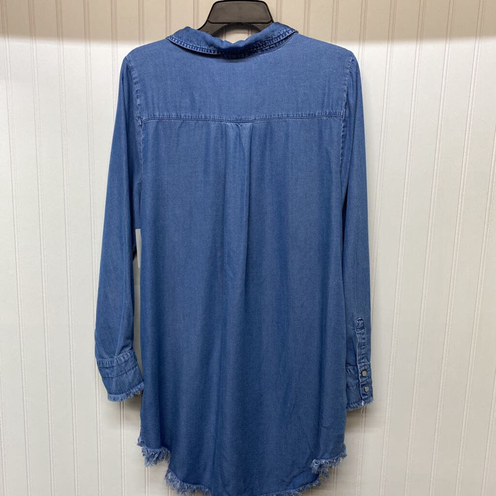 LONG SLEEVE DENIM SHIRT