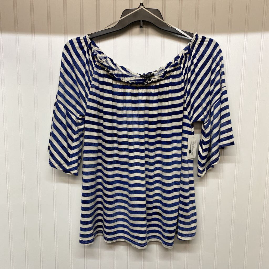 SHORT SLEEVE KNIT TOP