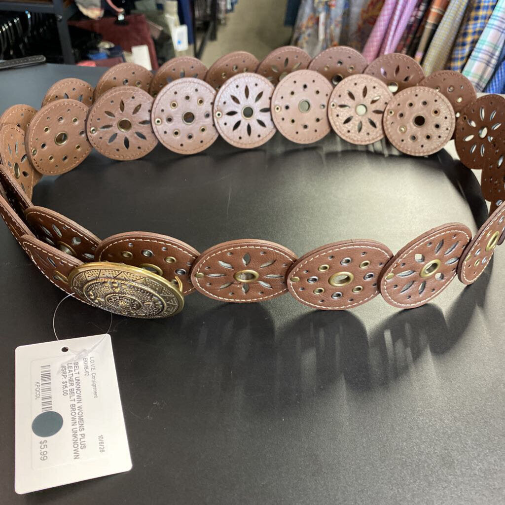 WOMENS PLUS LEATHER BELT