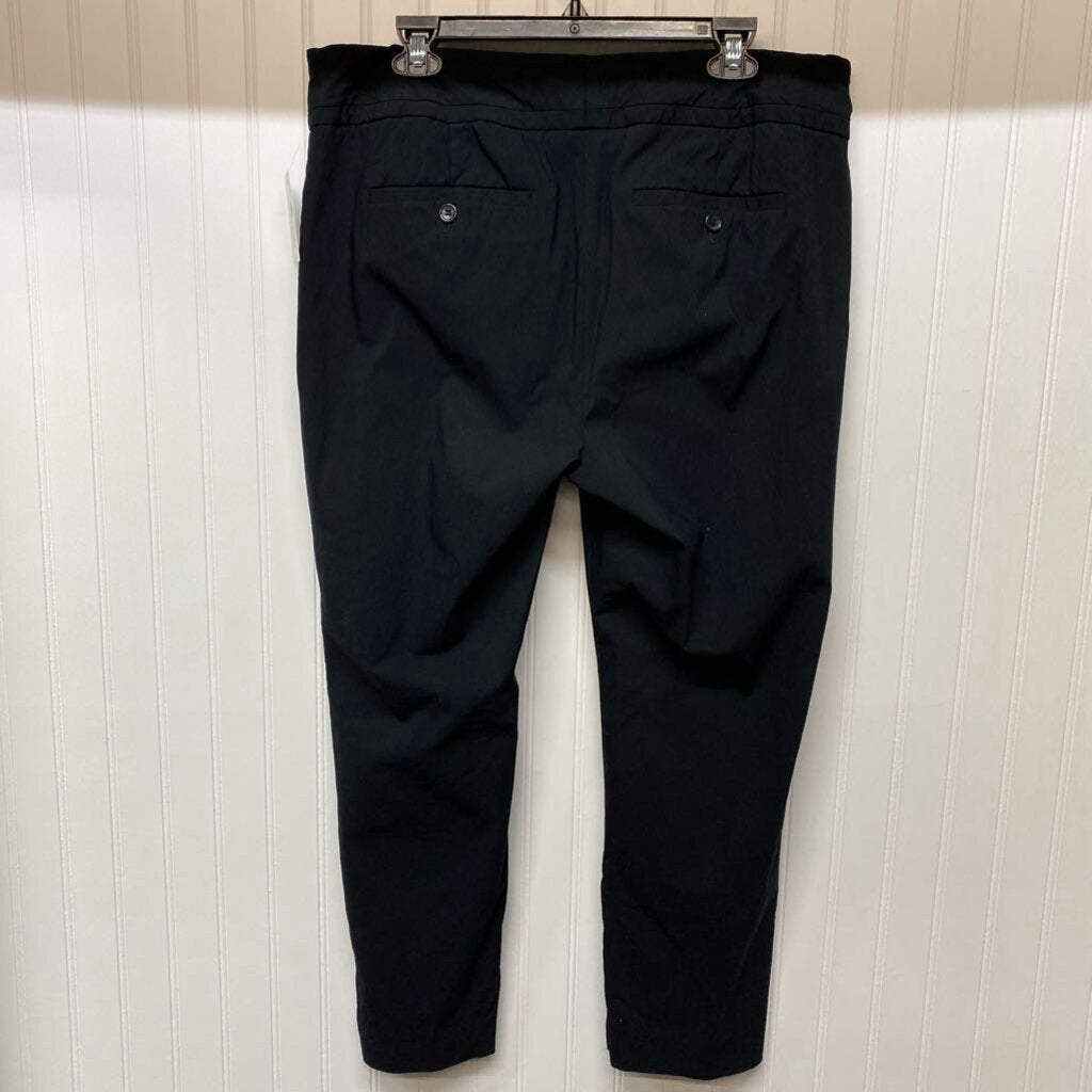 BASIC STRETCH DRESS PANTS WIDE WAIST BAND WITH BUTTONS