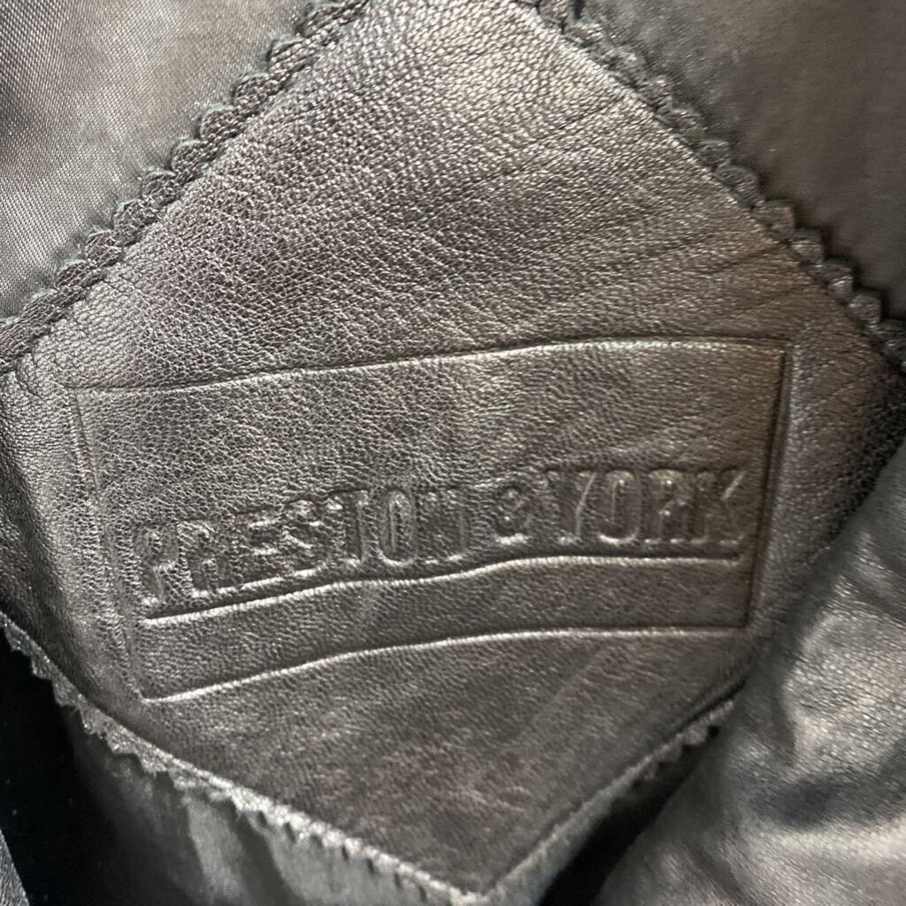 LADIES LEATHER BLAZER