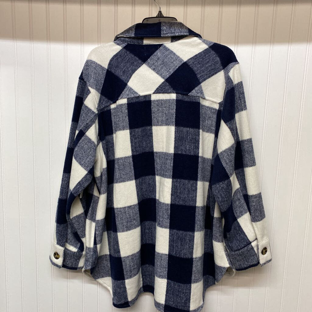 LADIES PLAID FLANNEL JACKET