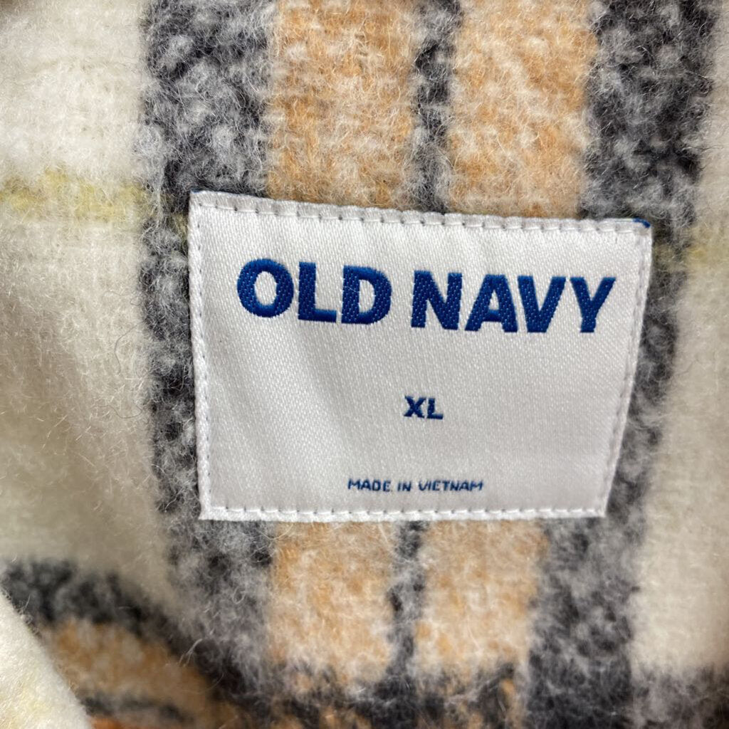 MID LENGTH FLANNEL SHIRT COAT