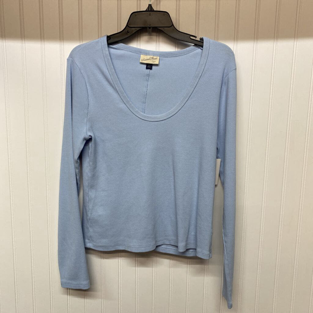 LONG SLEEVE RIBBED KNIT TOP