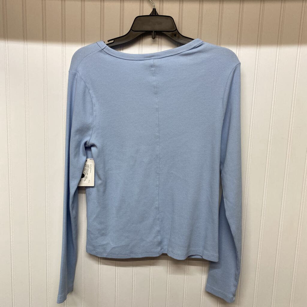 LONG SLEEVE RIBBED KNIT TOP