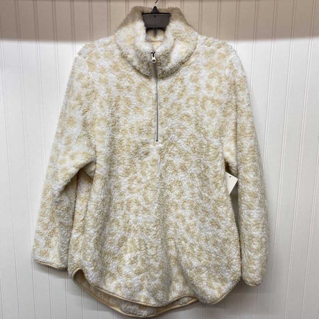 MULTI COLOR ANIMAL PRINT PULLOVER FLEECE