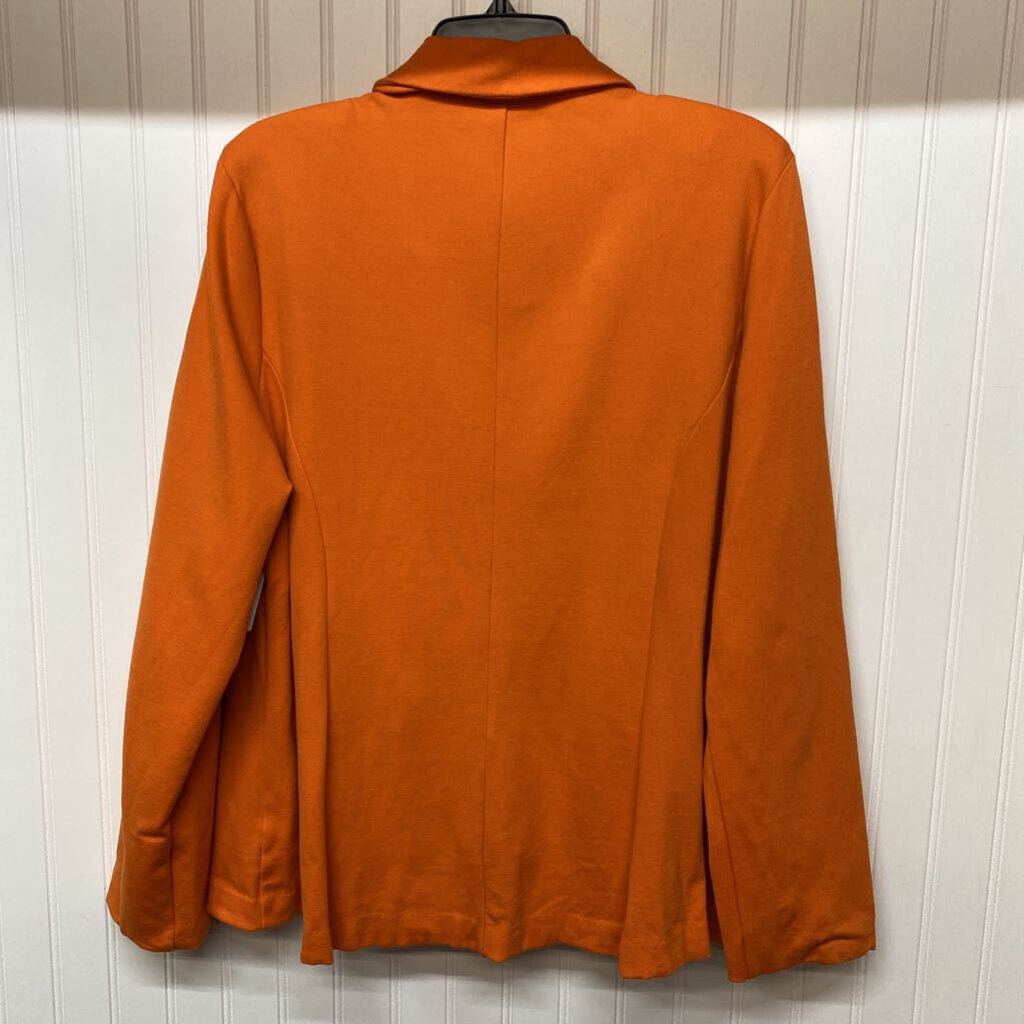 ORANGE DRESS BLAZER BASIC KNIT