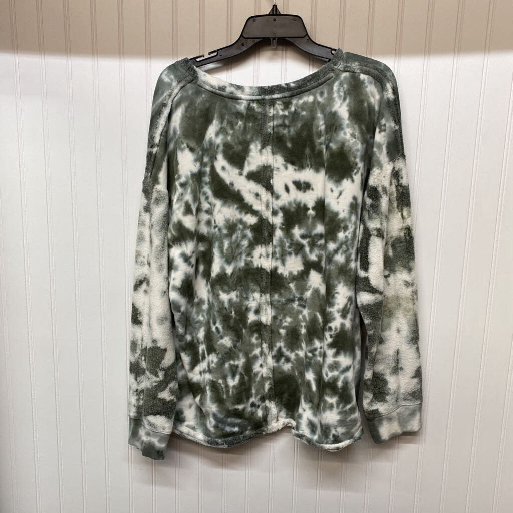 TIE DYED SWEATSHIRT DISTRESSED LOOK