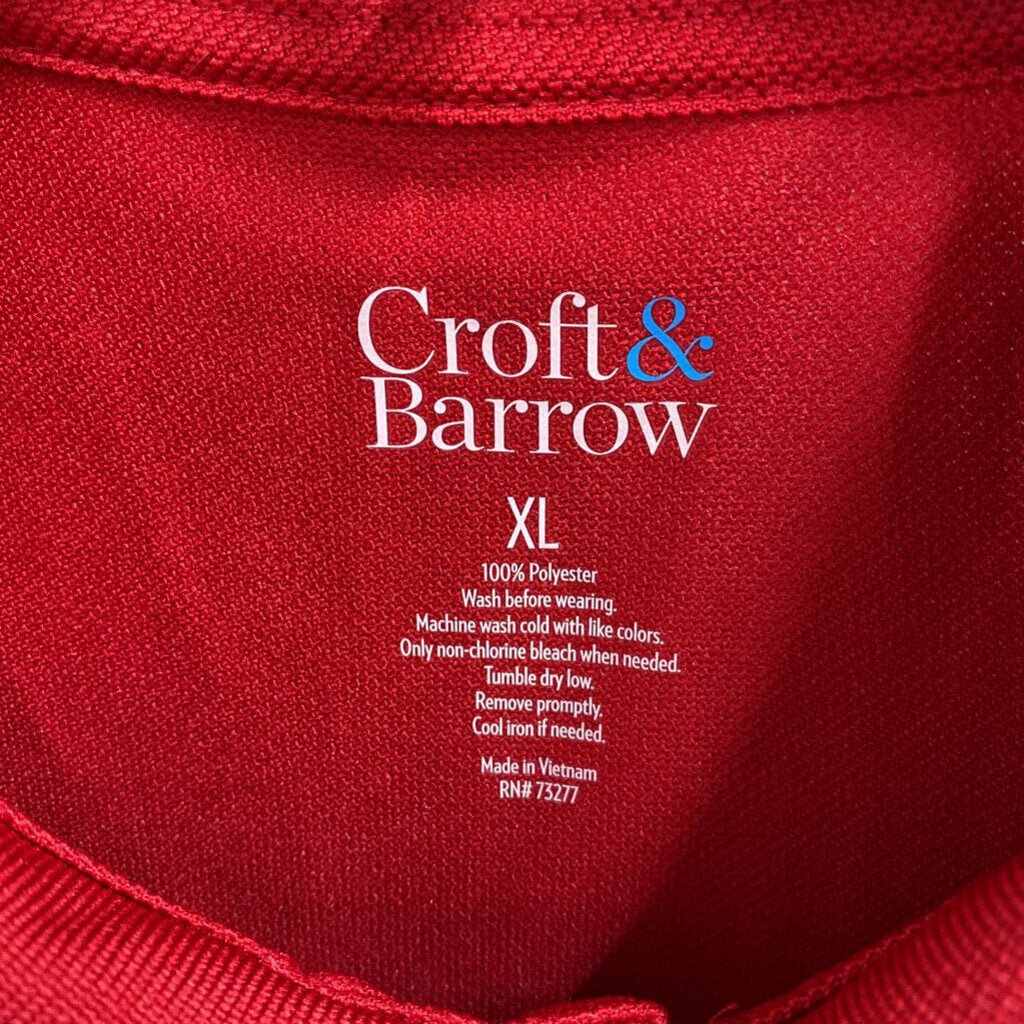 BASIC RED POLO TOP