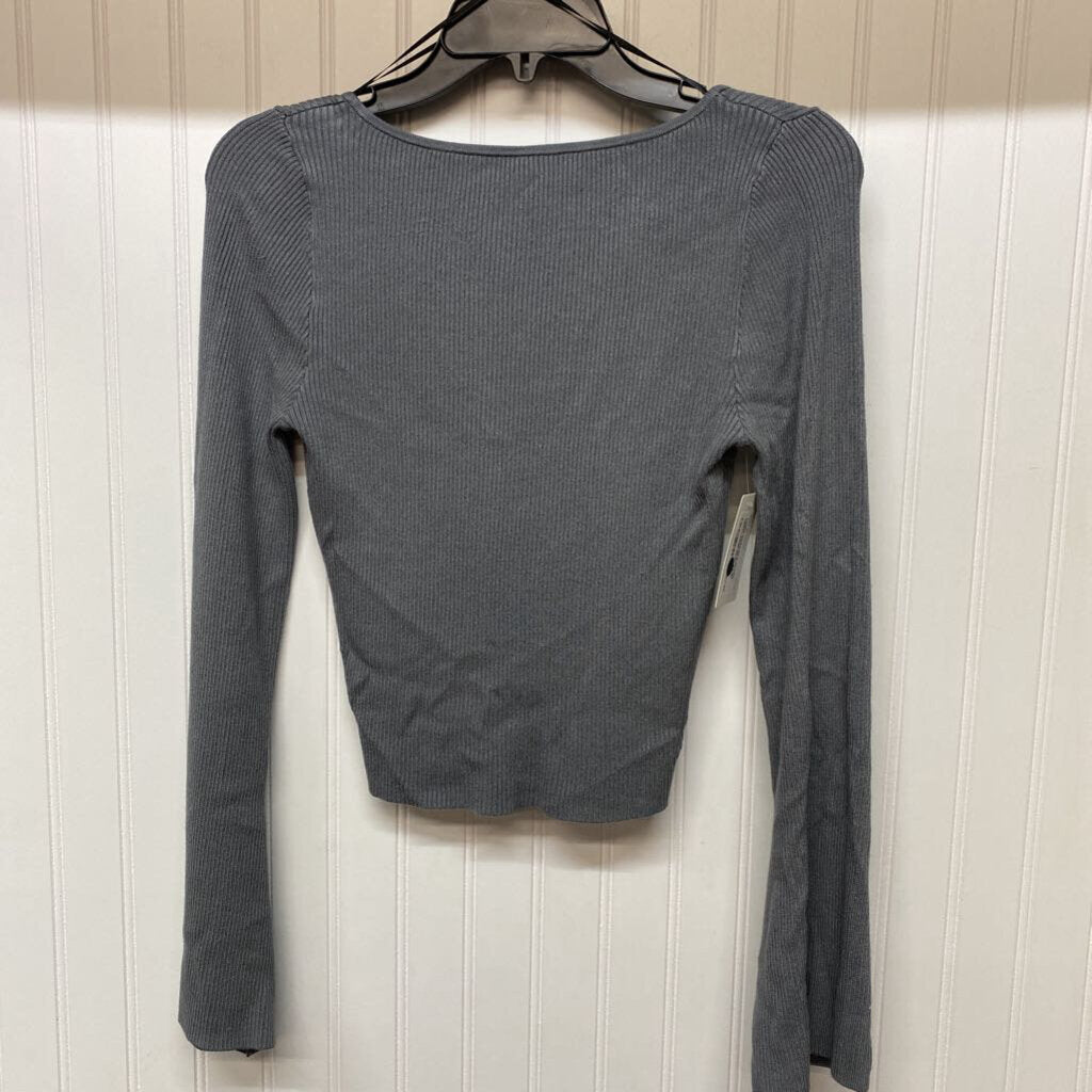 RIBBED CROPPED SWEATER
