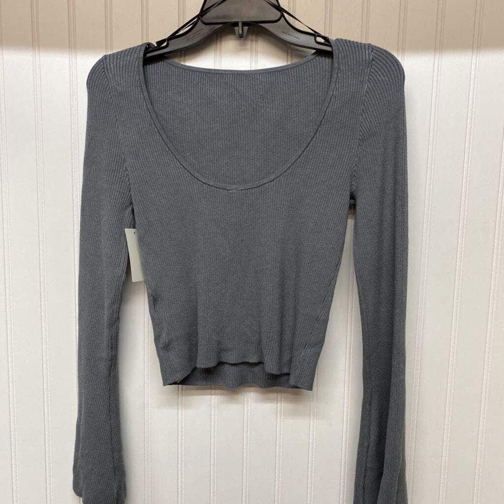 RIBBED CROPPED SWEATER