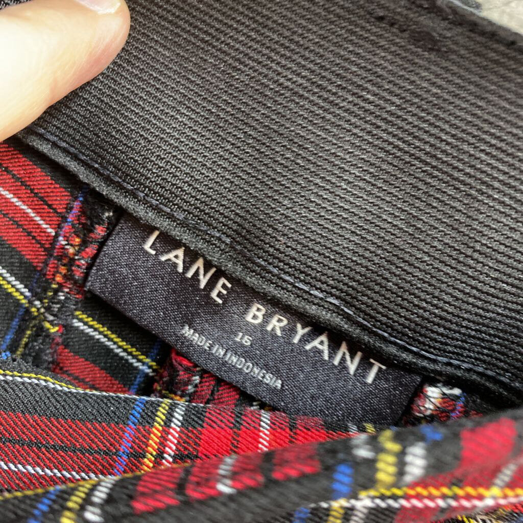 RED AND BLACK PLAID