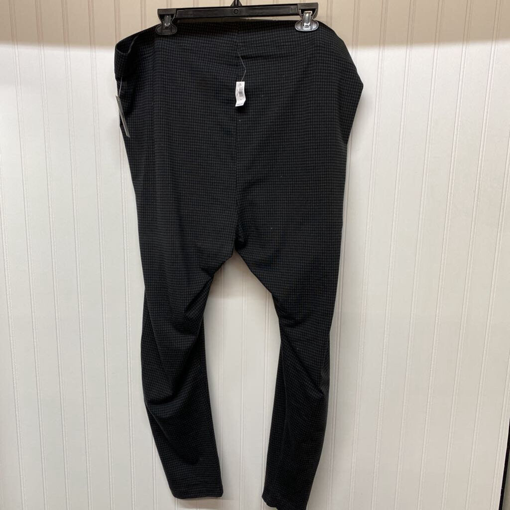 *GINGHAM STRETCH DRESS PANTS