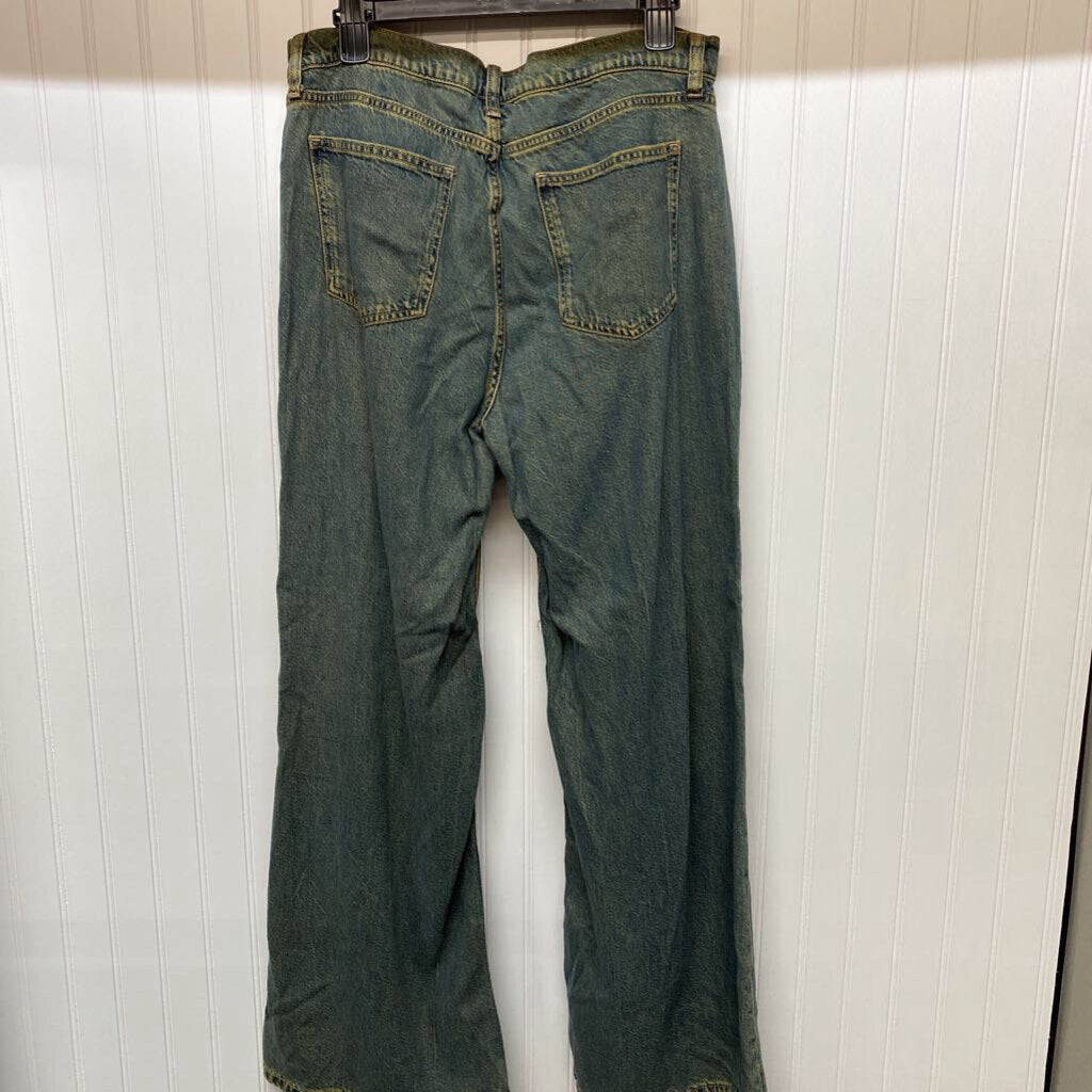 BAGGY LOW RISE DISTRESSED