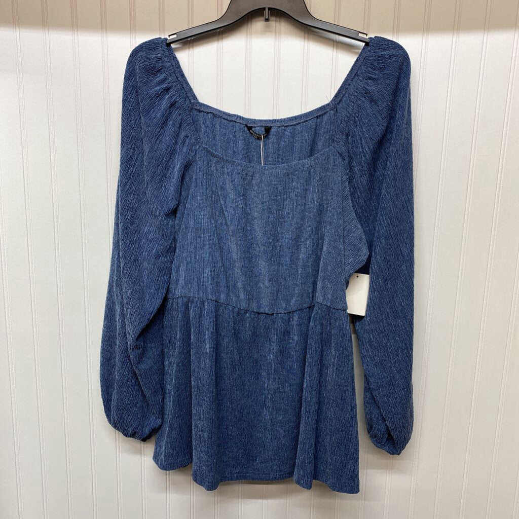 *L/S BABYDOLL/PEASANT STYLE TOP