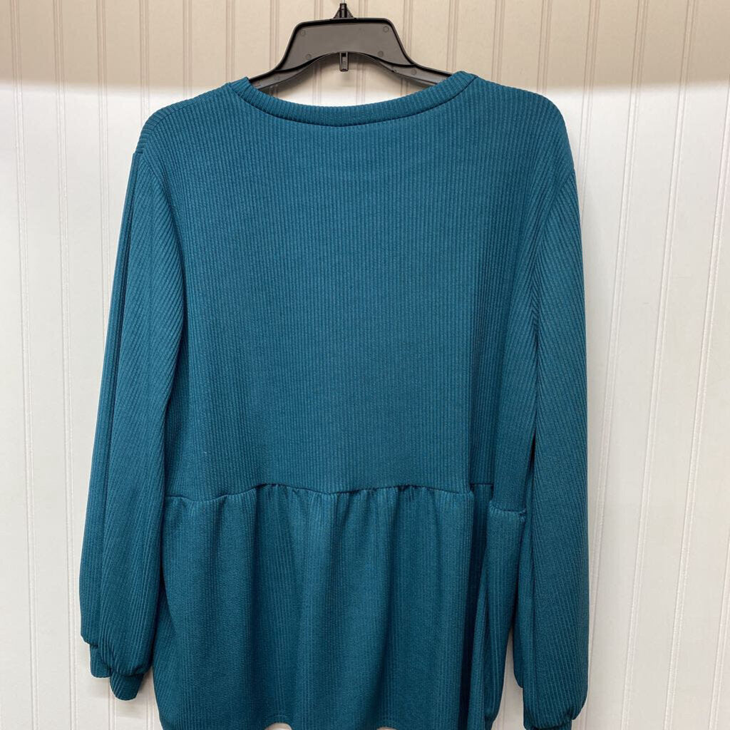 *L/S BASIC RIBBED BABYDOLL