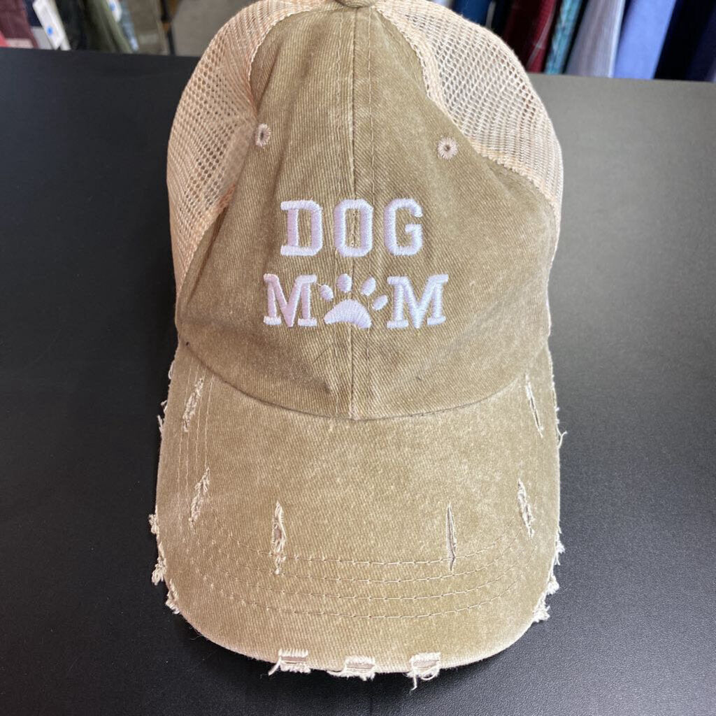 *DOG MOM DISTRESSED CAP