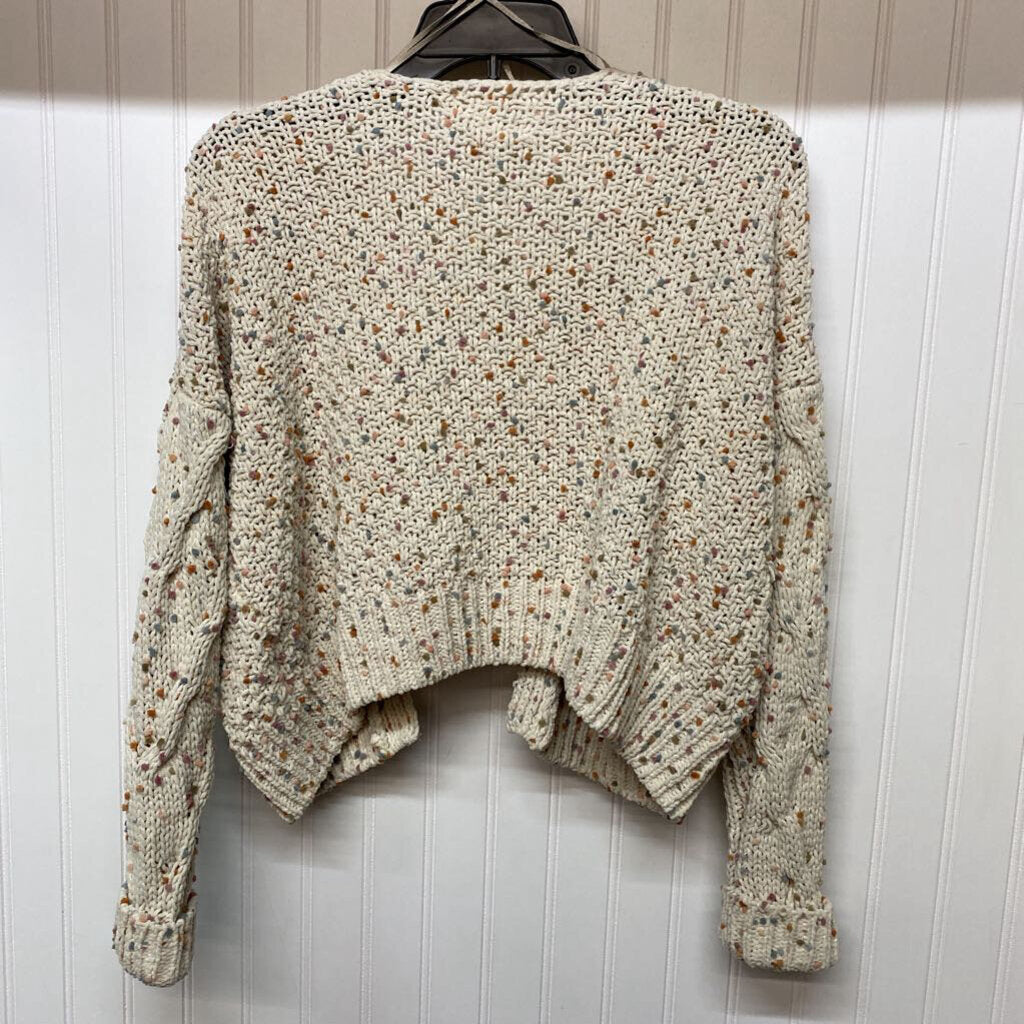 LOOSE KNIT CROPPEDE CARDIGAN