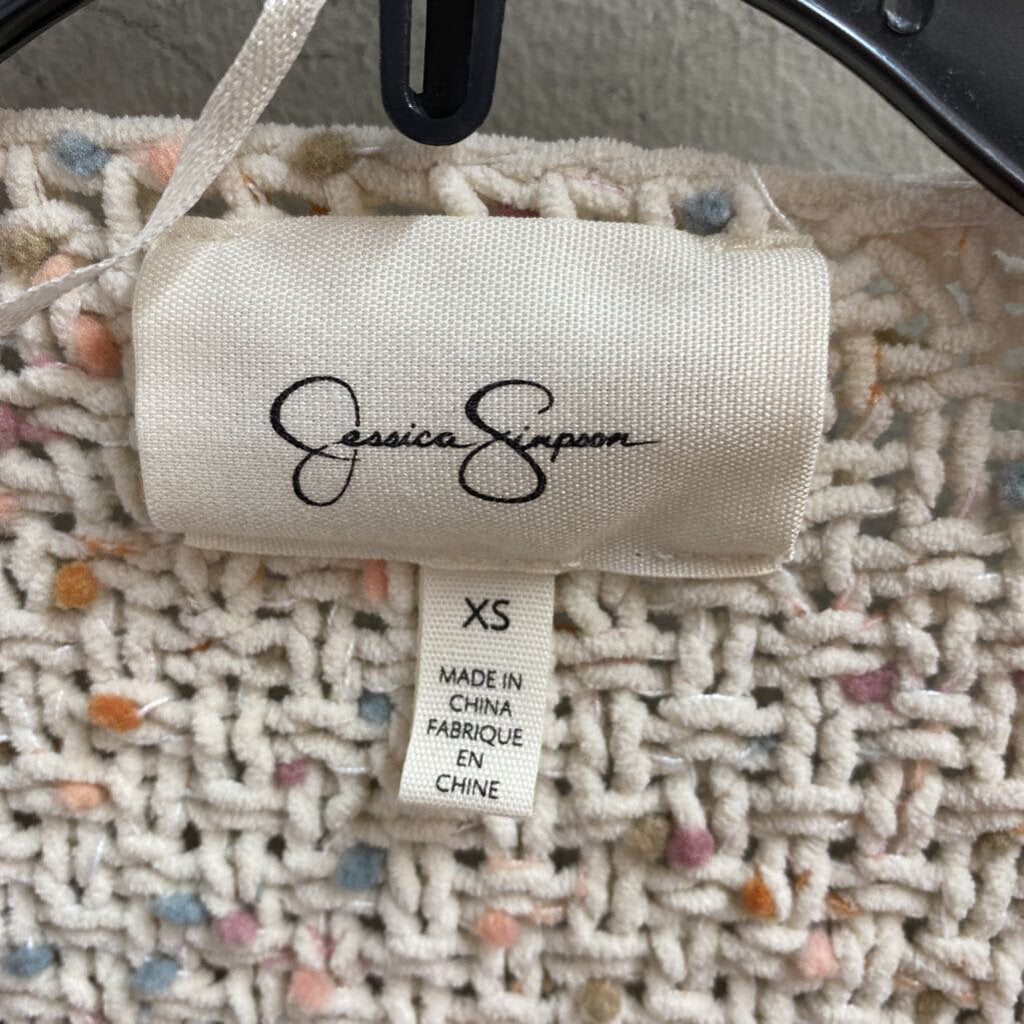 LOOSE KNIT CROPPEDE CARDIGAN