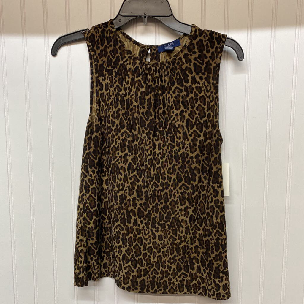 CHEETA PRINT SLEEVLESS