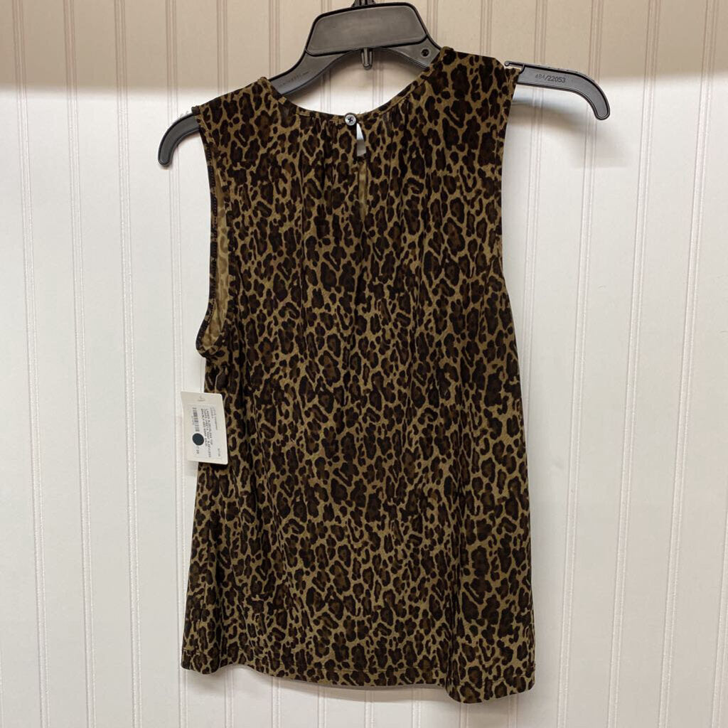CHEETA PRINT SLEEVLESS